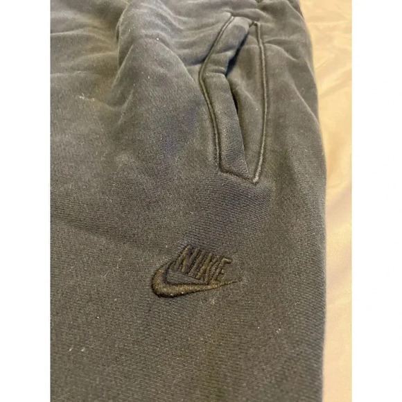 NIKE SPELL OUT TRACK SWEATPANTS BLACK -MENS LARGE -GOOD CONDITION- SLIGHTY FADED - Picture 9 of 11